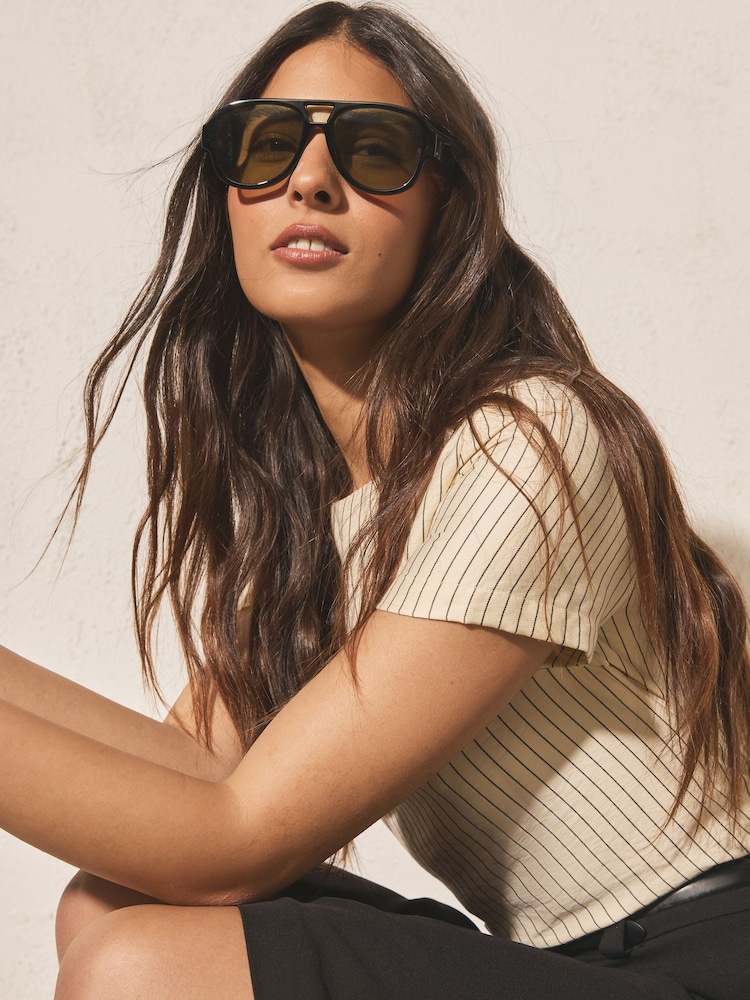 Brown Visor Sunglasses - Image 2 of 6