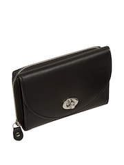 Schwarz - Pure Luxuries London Belle Leather Purse - Bild 3 von 4