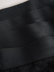შავი მოდალური - 10 პაკეტი - Signature Hipster Boxers - სურათი 9 10-დან