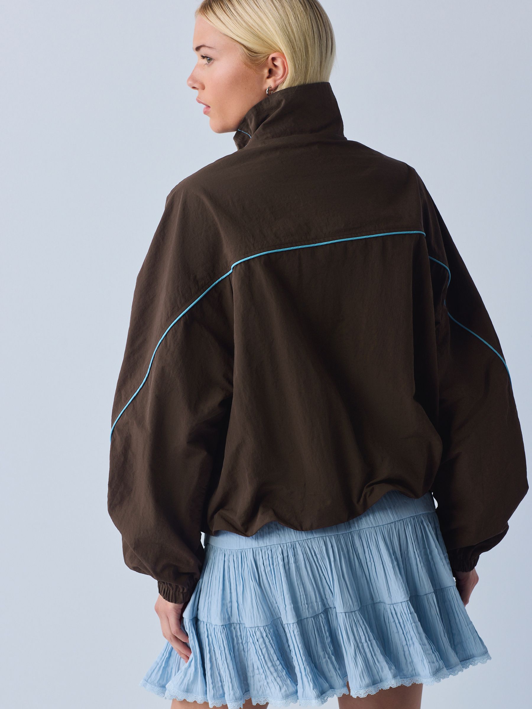 Buy Chocolate Brown Shower Resistant Rain Jacket from Next USA
