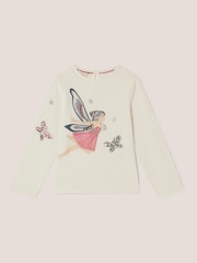 Monsoon Cream Fairy Long Sleeve Top - Image 2 of 4