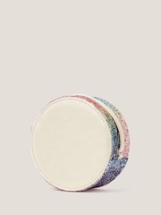 Monsoon White Round Glittery Initial Bag - I - Image 2 of 3