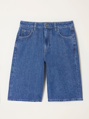 FatFace Jordan Rinse Wash Longline Denim Shorts - Image 6 of 6