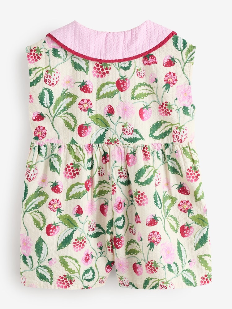 Verde/roz - Salopetă Cath Kidston (3m-7yri) - Imaginea 2 din 4