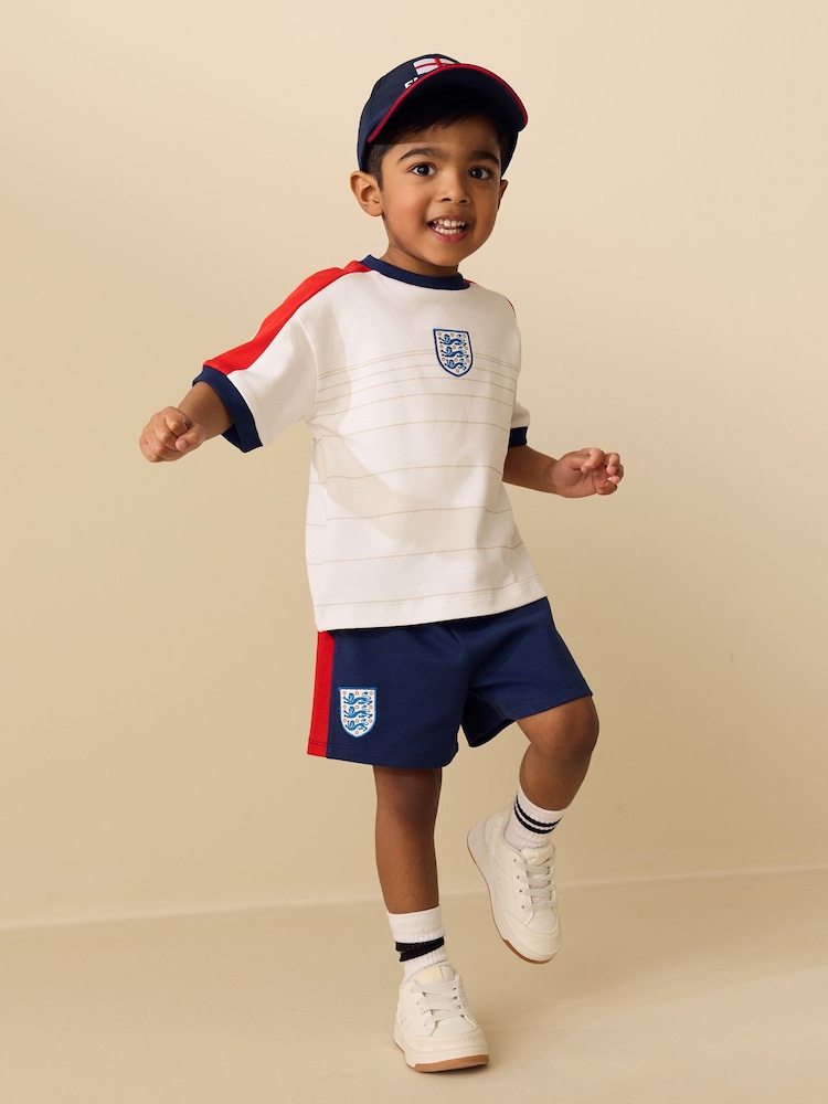 Blanco - England Football Shirt and Short Set (3mths-3yrs) - Imagen 2 de 4 Blanco - England Football Shirt and Short Set (3mths-3yrs) - Imagen 2 de 4