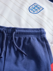 Blanco - Conjunto de camiseta y pantalón corto de fútbol de Inglaterra (3meses-3años) - Imagen 8 de 9
