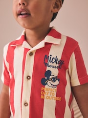 Red Mickey Mouse T-Shirt and Shorts Set (3mths-8yrs) - Image 3 of 4