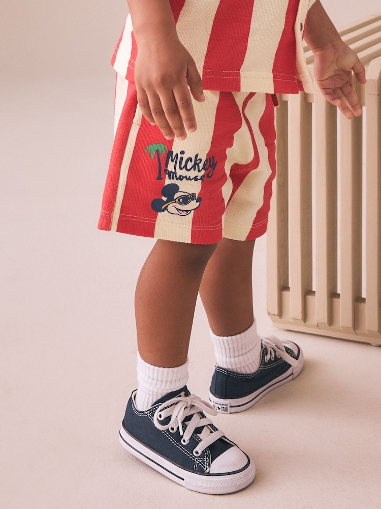 Red Mickey Mouse T-Shirt and Shorts Set (3mths-8yrs) - Image 4 of 4