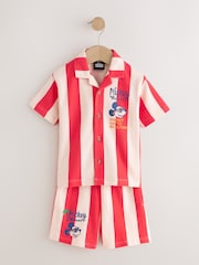 Rood - Mickey Mouse T-shirt en korte broek set (3maand -8jaar) - Afbeelding 5 van 9