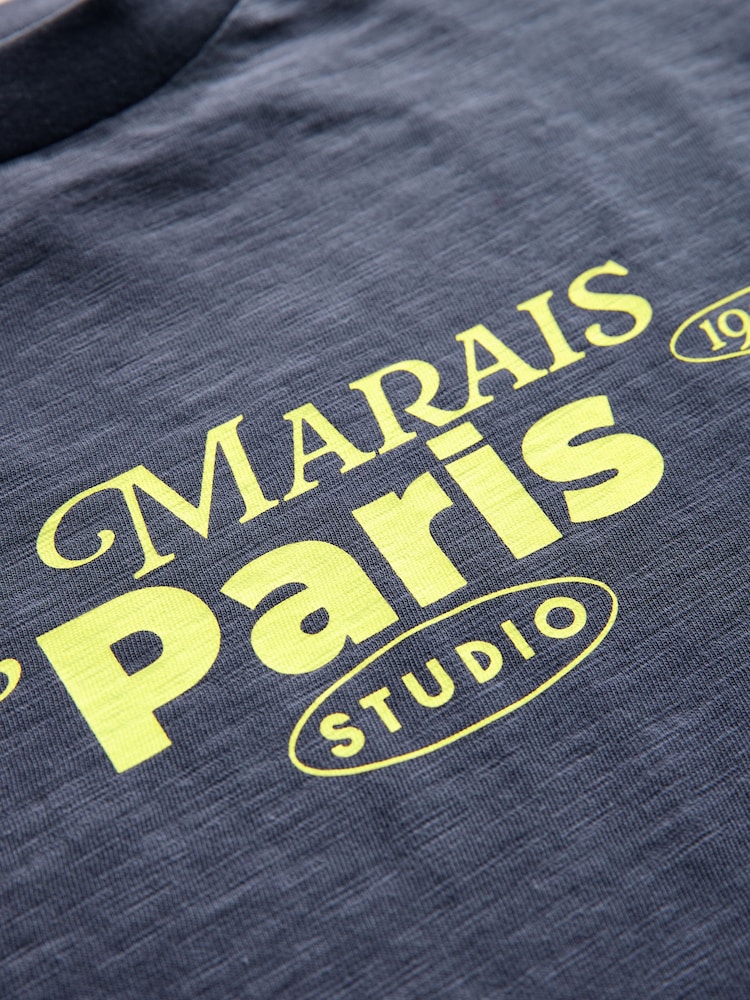 Grey/Spot Slogan T-Shirt and Frill Hem Trousers Set (3-16yrs) - Image 5 of 5 Grey/Spot Slogan T-Shirt and Frill Hem Trousers Set (3-16yrs) - Image 5 of 5