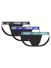Nike Black Jock Straps 3 Pack - Image 1 of 1
