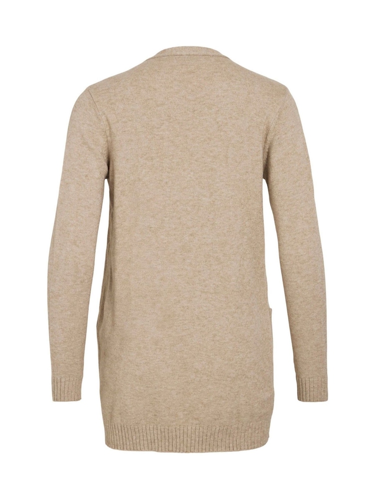 Brun - Vila Långärmat Lättstickad Cardigan - Bild 6 av 6