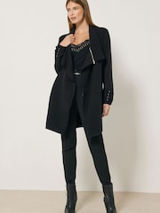 Star by Julien MacDonald Black Edge To Edge Zip Cardigan - Image 2 of 5
