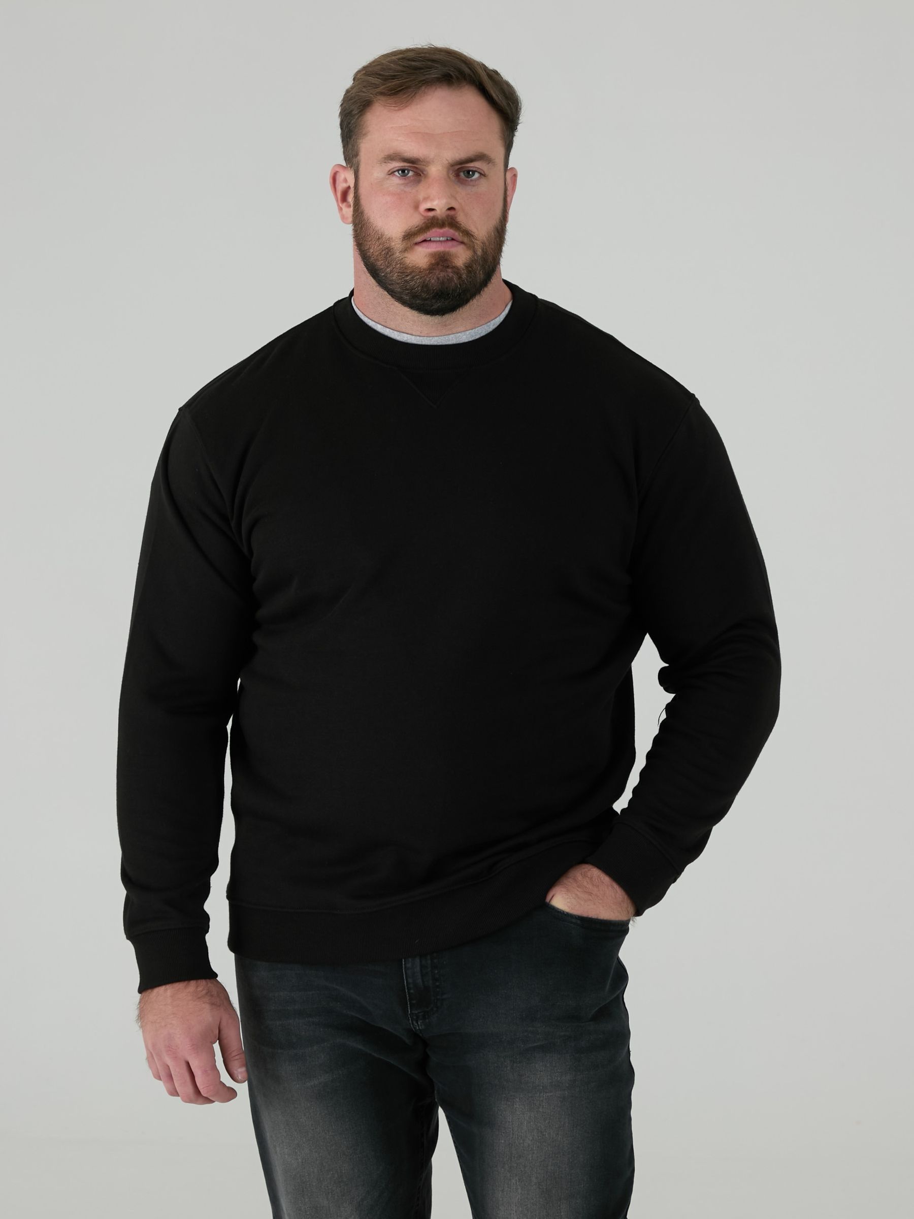 Buy Чорний - D555 SWEAT Classic Crew Neck Sweatshirt з сайту Next