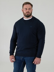 D555 Blue JOVANNI 1 Classic Crew Neck Sweater - Image 1 of 7