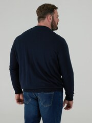 D555 Blue JOVANNI 1 Classic Crew Neck Sweater - Image 2 of 7