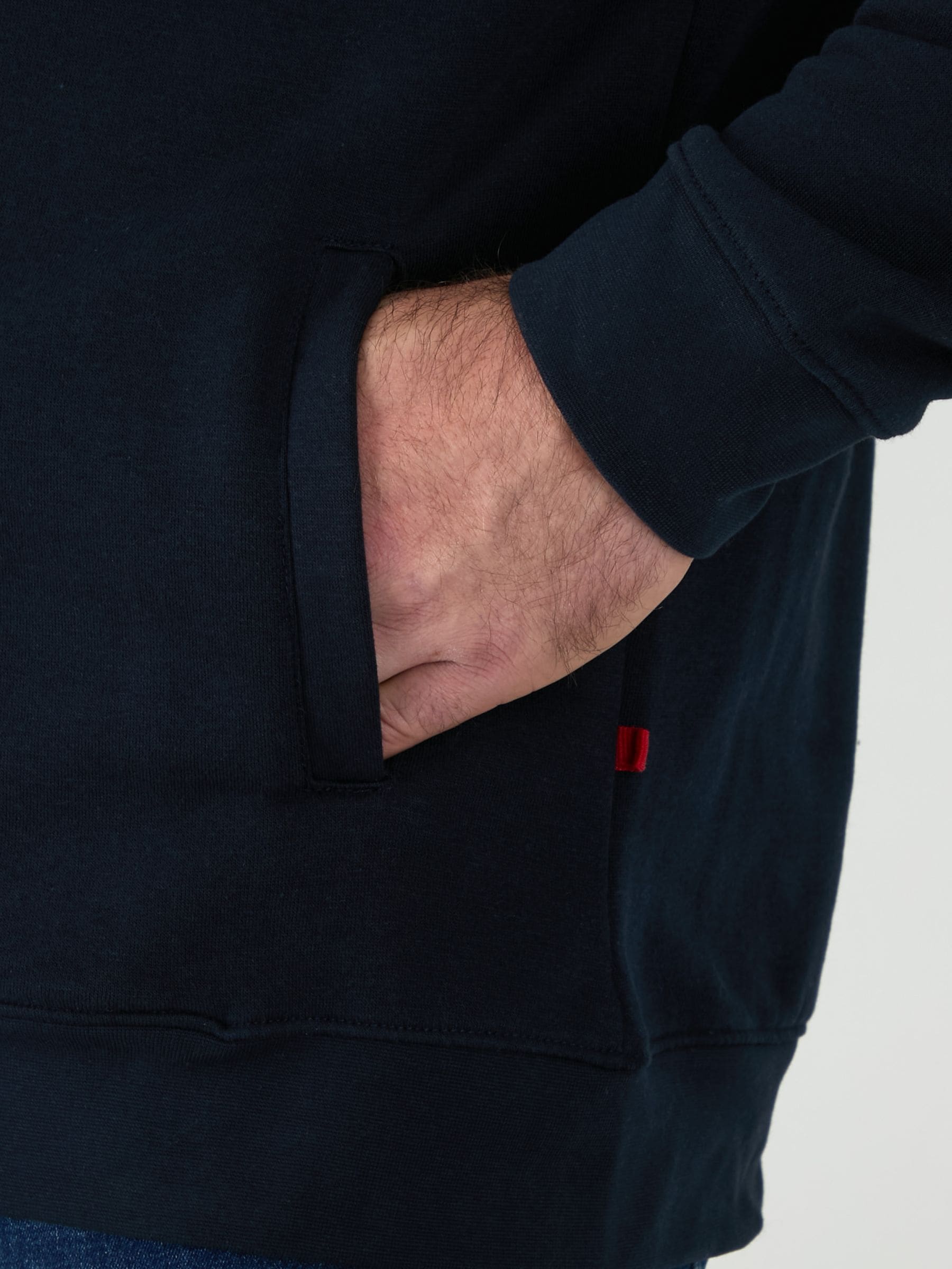 Buy D555 Blue JOHNSON 1 Zip Through In Fleece With Chest