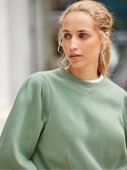Ro&Zo Green Button Front Sweatshirt - Image 2 of 4