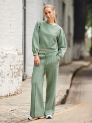 Ro&Zo Green Button Front Sweatshirt - Image 3 of 4