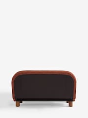 Soft Twill Rust Brown Palma Double Sofa Bed - Image 10 of 11