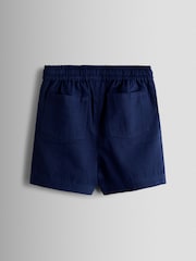 JoJo Maman Bébé Blue Textured Shirt & Shorts Resort Set - Image 5 of 7