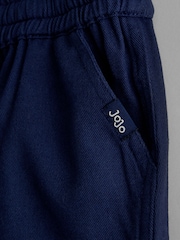 JoJo Maman Bébé Blue Textured Shirt & Shorts Resort Set - Image 7 of 7