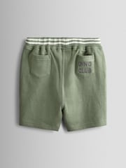 أخضر - طقم 2 قطعة من تيشِرت برسمة أبليك وشورت من JoJo Maman Bébé - صورة 6 من 10