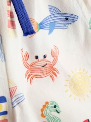 Crème en bord de mer - JoJo Maman Bébé 2-Ensemble chemise et short - Image 8 de 8