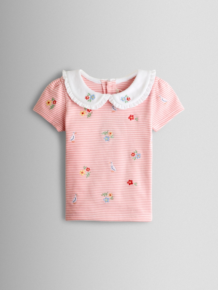 JoJo Maman Bébé Orange T-Shirt - Image 1 of 3