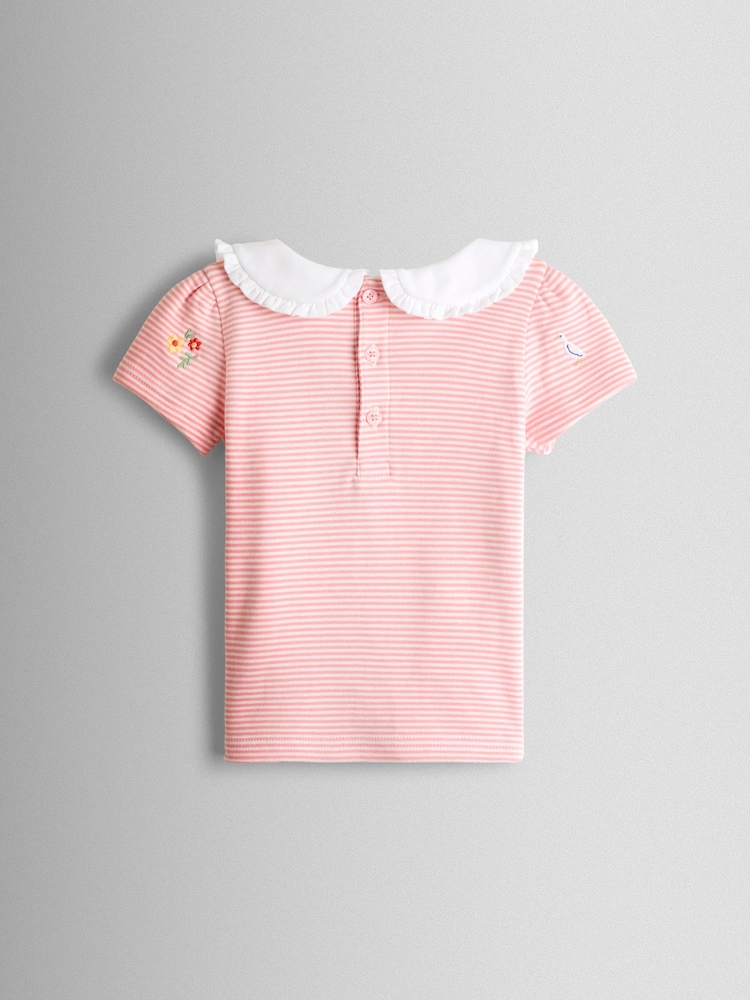 JoJo Maman Bébé Orange T-Shirt - Image 2 of 3