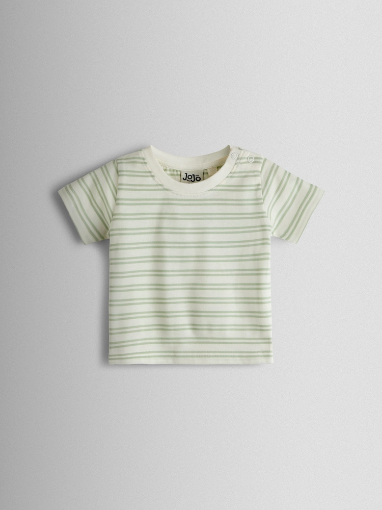 Jojo Maman Bébé Blue Dungarees Set - Image 2 of 8