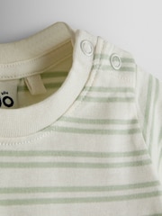 Jojo Maman Bébé Blue Dungarees Set - Image 6 of 8