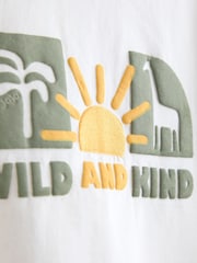 JoJo Maman Bébé 2-Piece Safari Printed T-Shirt & Shorts Set - Imagen 6 de 6