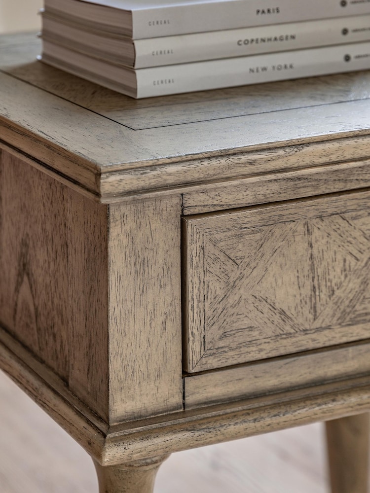 Gallery Home Natural Haven 1 Drawer Side Table - Image 2 of 6