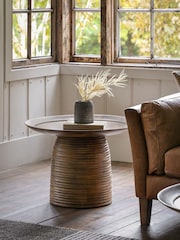 Gallery Home Natural Pinnacle Side Table - Image 1 of 5