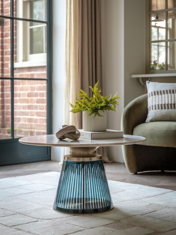Gallery Home Blue Zenith Coffee Table - Image 1 of 5