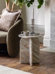 Gallery Home Natural Beacon Side Table - Image 1 of 7