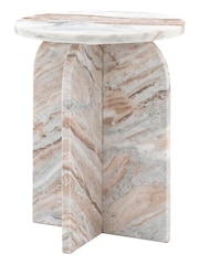 Gallery Home Natural Beacon Side Table - Image 4 of 7