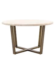 Gallery Home Natural Aero Round Coffee Table - Image 5 of 7