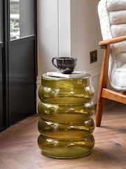 Gallery Home Green Canopy Side Table - Image 1 of 5