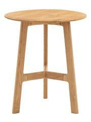 Gallery Home Light Wood Altitude Round Side Table - Image 4 of 7