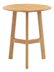 Gallery Home Light Wood Altitude Round Side Table - Image 5 of 7