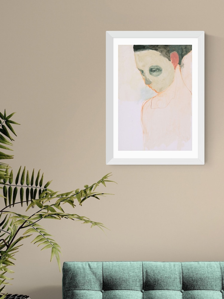East End Prints White Nude Portrait Wall Art Print by Jorgen Hansson - Image 1 of 3 East End Prints White Nude Portrait Wall Art Print by Jorgen Hansson - Image 1 of 3