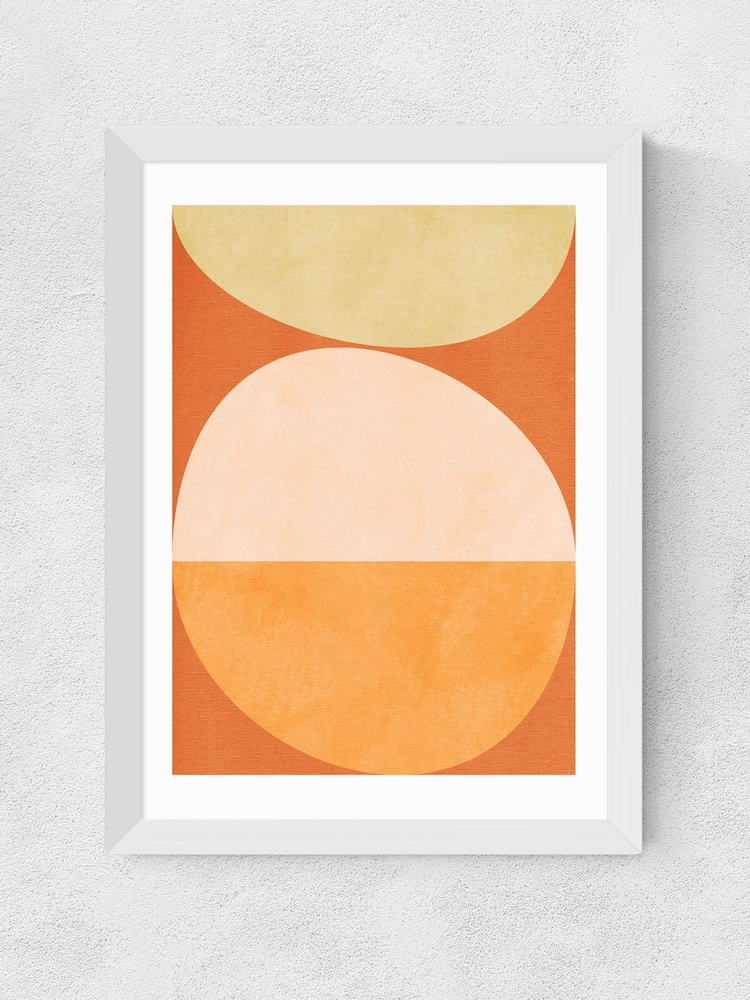 East End Prints White Nature Friendly Terracotta V Wall Art Print by Ana Rut Bre - Image 2 of 3
