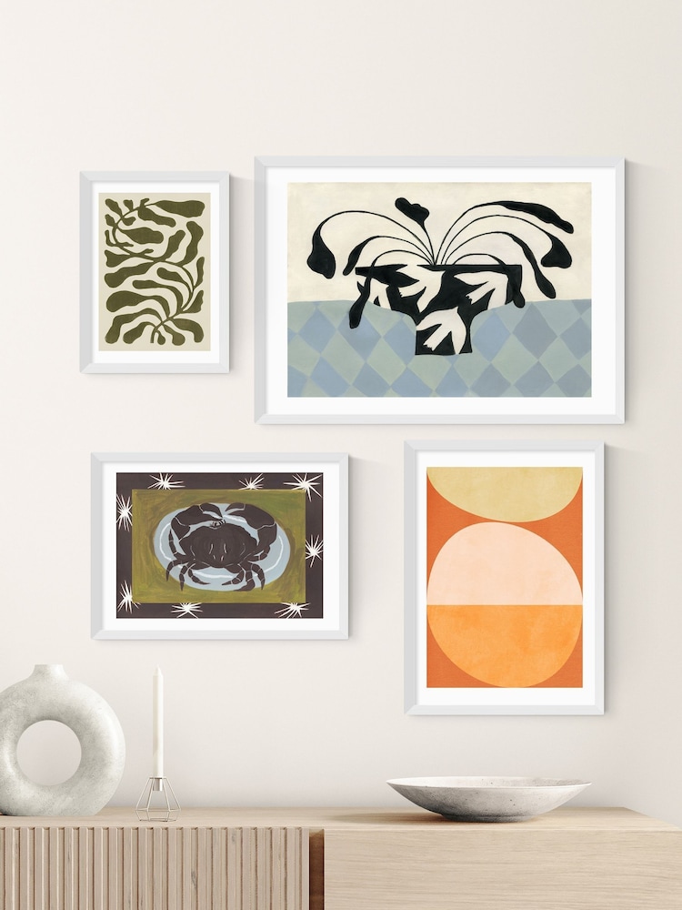 East End Prints White Nature Friendly Terracotta V Wall Art Print by Ana Rut Bre - Image 3 of 3 East End Prints White Nature Friendly Terracotta V Wall Art Print by Ana Rut Bre - Image 3 of 3