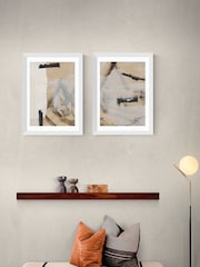 East End Prints White Reunion Wall Art Set by Dan Hobday - Image 1 of 2