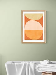 East End Prints Oak Nature Friendly Terracotta V Wall Art Print by Ana Rut Bre - Image 1 of 3