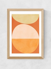 East End Prints Oak Nature Friendly Terracotta V Wall Art Print by Ana Rut Bre - Image 2 of 3