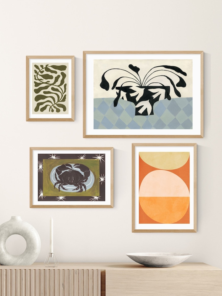 East End Prints Oak Nature Friendly Terracotta V Wall Art Print by Ana Rut Bre - Image 3 of 3 East End Prints Oak Nature Friendly Terracotta V Wall Art Print by Ana Rut Bre - Image 3 of 3
