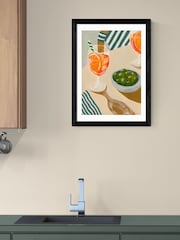 East End Prints Black Aperitif Wall Art Print by Susie Miller - Image 1 of 3